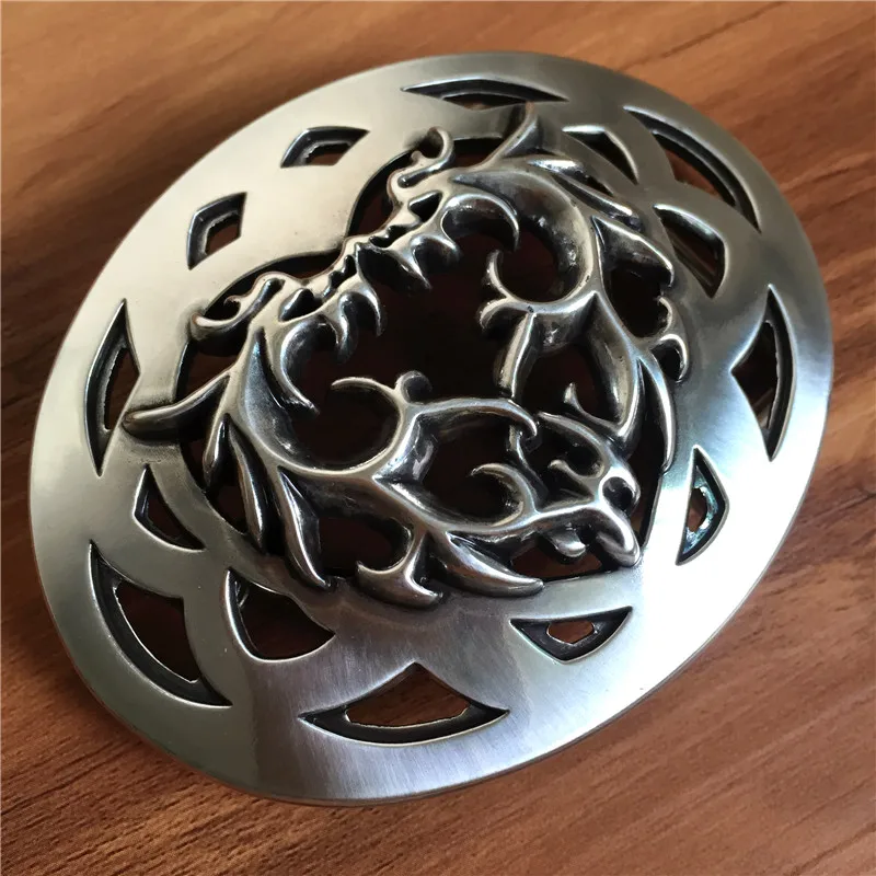 Thick Genuine Leather Metal Belt Buckle (3)