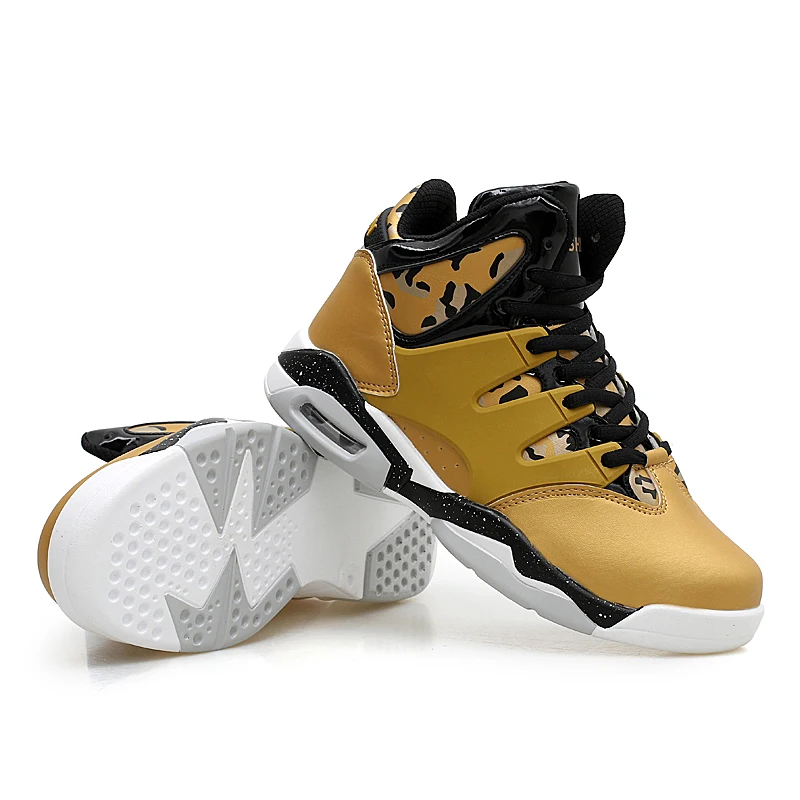 Новинка для влюбленных Баскетбольная обувь на воздушной подушке на Атлетическая спортивная обувь для баскетбола тренировочные бутсы, туфли в ретро-стиле мужские кроссовки 9908 большой Size36-47(Европа