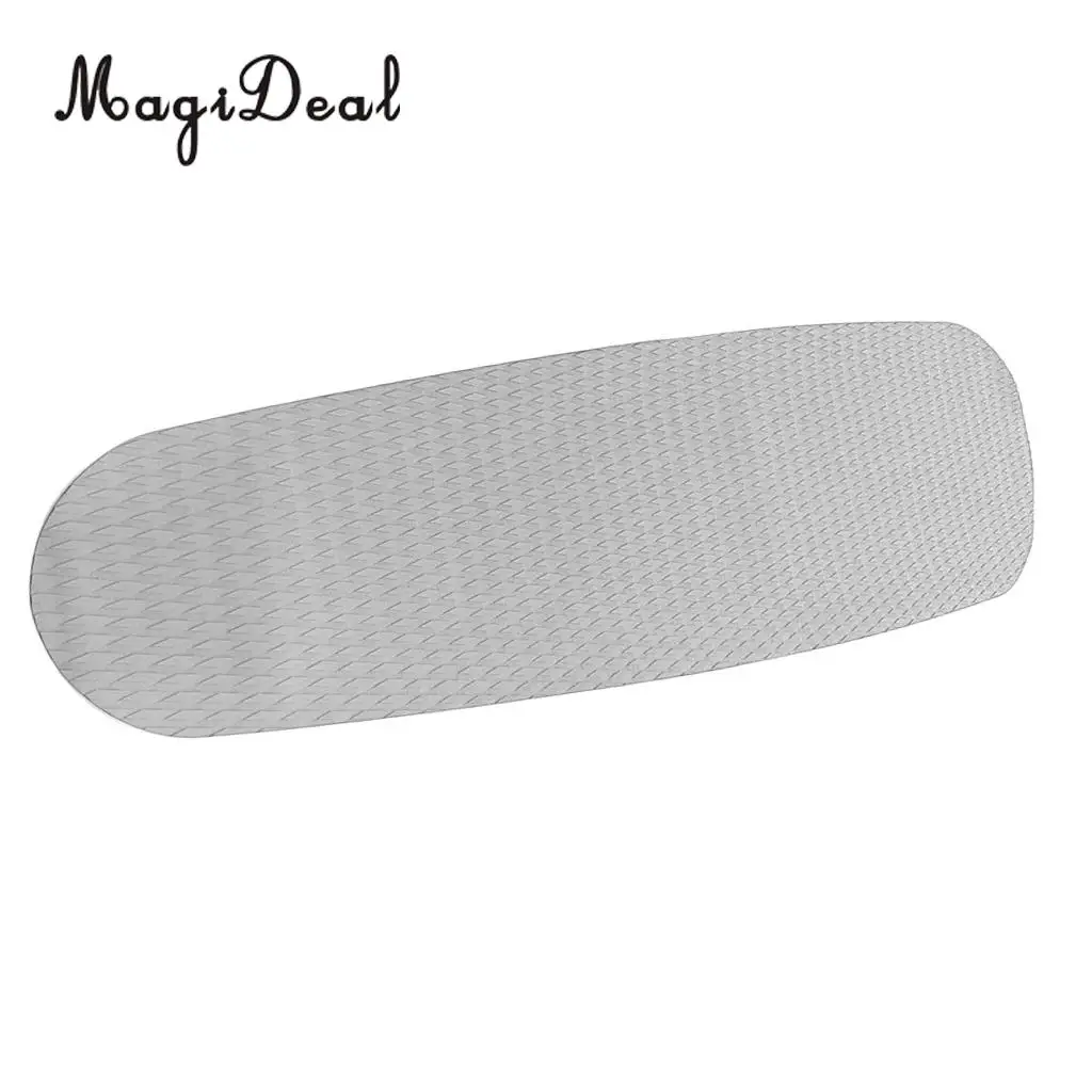 1 Piece Anti-slip EVA Surfing Surfboard Traction Anti-Slip Pad Deck Grip Tail Pad Gray/Blue Water Sports for Skimboard Bodyboard