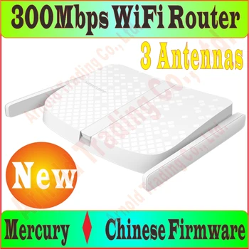 

Chin-Firmware MW313R 3 antennas Wireless N router home networking WIFI repeater Access Point 300Mbps 4 Ports 802.11 g/b/n Prom-