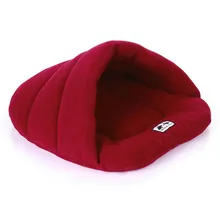 1Pcs Cute Cat Sleeping Bag Warm Puppy Bed Mats Lovely Soft Dog House Pet Cat Mat Cushion Nest Small Animals Supplies 9Z