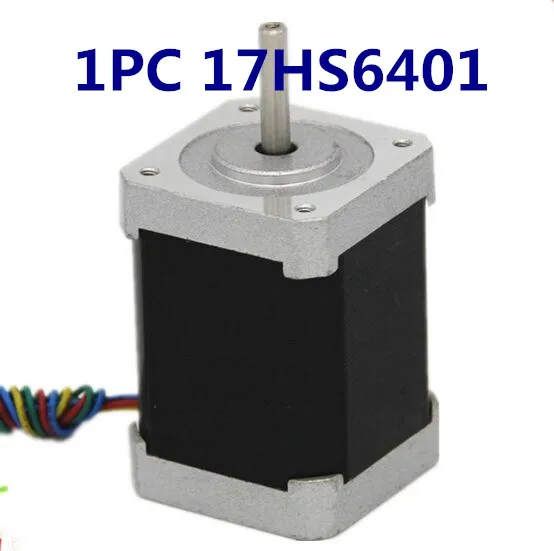 

Free shipping 17HS6401 nema17 stepper motor 60mm / 2-phase hybrid stepper motor (1.7A, 0.73NM, 60mm, 4-wire) stepper motor