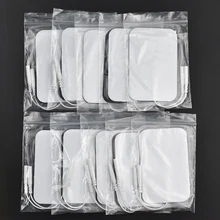 20 шт./лот большой размер многоразовые электроды колодки для импульса цифровой Tens машина для терапии акупунктурой похудения электрический массажер для тела