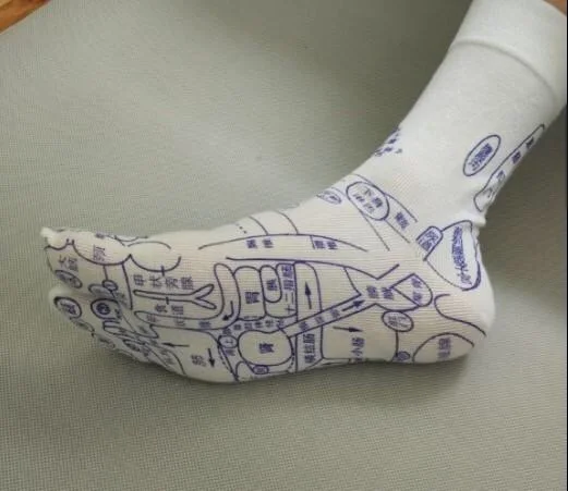 

Million people pedicure foot hole figure novice Plantar acupoint massage foot massage the foot Touch point socks