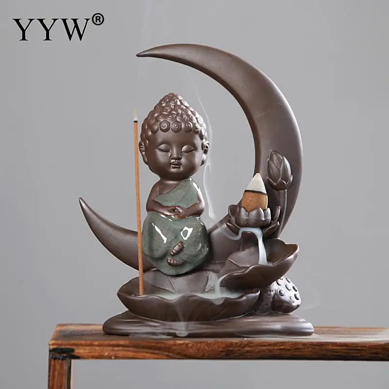 Moon Lotus подставка для ароматических палочек с обратным потоком ароматическая