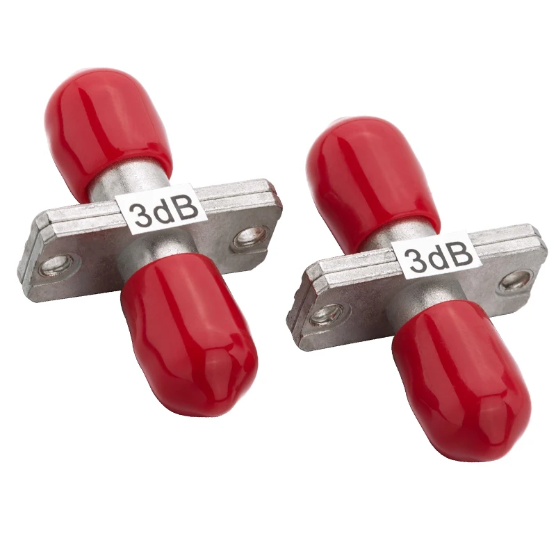 

10PCS ST/UPC Simplex Single Mode Fiber Optic Attenuator ST UPC Fixed Flange Fiber Attenuator 1dB~15dB