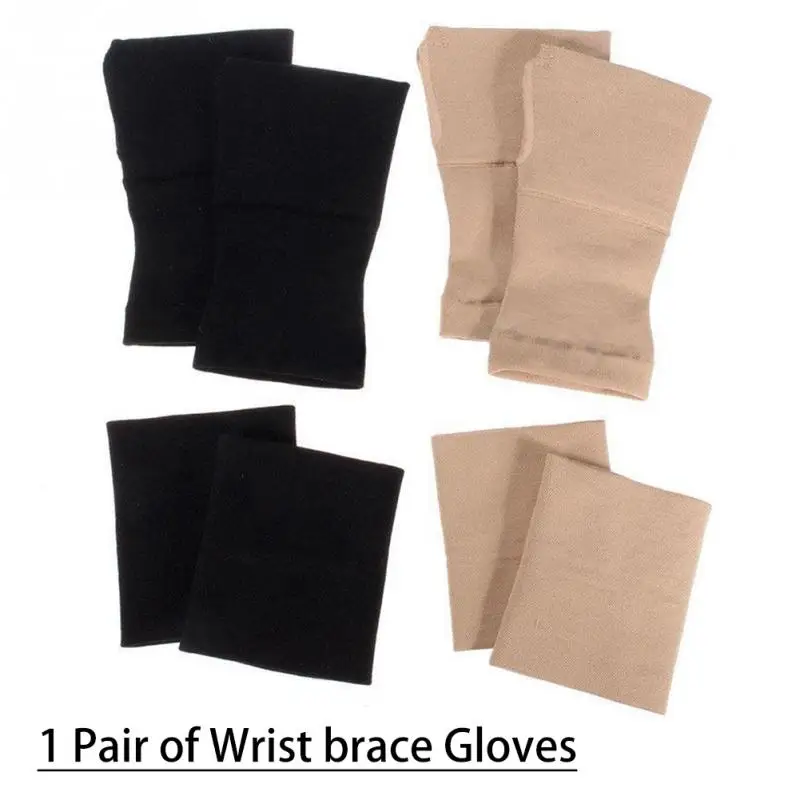 1 пара спортивных перчаток для поддержки ладони и запястья для мужчин и женщин эластичный бандаж с рукавом спортивная повязка