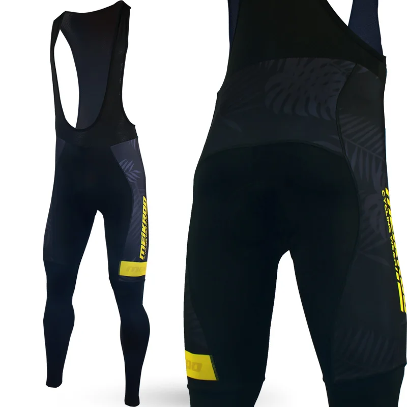 

Original Meikroo cycling bib long pants Pro Team Aloha pattern cycling bib tights for male with low price
