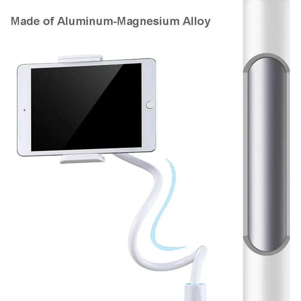 Ascromy Gooseneck Tablet Stand Holder Adjustable Mount For iPad Pro 10.5 iPad mini Air New iPhone 8 Plus 7 Long Arm Bed Support (6)