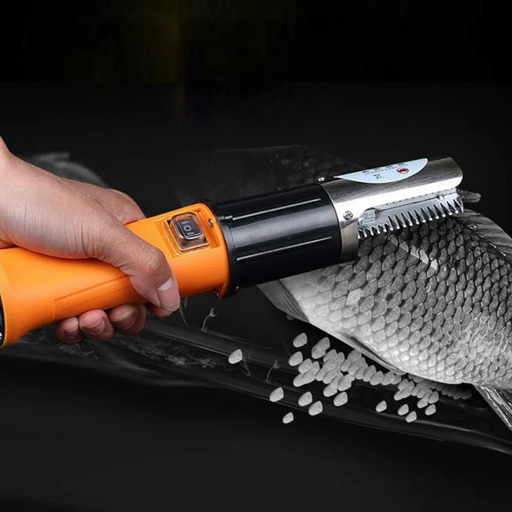 

Stainless Steel Electric Waterproof Fish Scaler Fish Cleaning Scales Remover 8Z