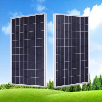 

200W 18V Polycrystalline Solar Panel 2pcs 100W 12v Battery off Grid System Solar Home System Free shipping