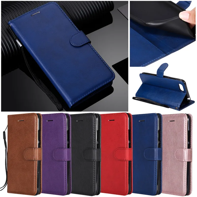 Чехол Etui для Huawei Y6 2018 чехол Y7 Y9 Y5 Prime Y 5 Lite 2019 кожаные чехлы