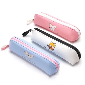 

Cute cartoon pencil case fresh and lovely pen box school pencil case 2018 new creative pencil case