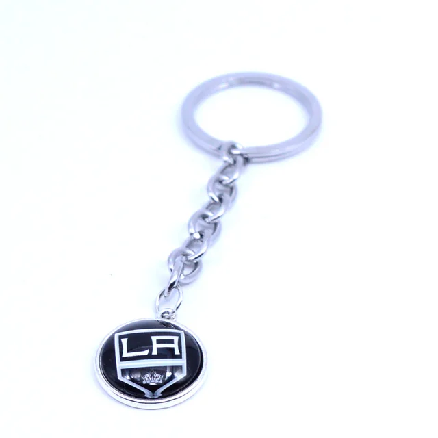 Ice Hockey Keychain NHL Los Angeles Kings Charm Key Chain Car Keyring