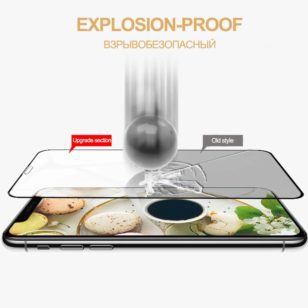 TOMKAS 6D Schutz Glas auf die Für iPhone 7 7 Plus Screen Protector 5D Schutz Glas Für iPhone 6 6 s
