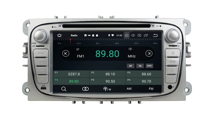 Perfect In dash android 9.0 for ford Mondeo Tourneo Connect (2010) Transit Connect S-max car radio gps octa core 4g ram 64g rom wifi USB 8