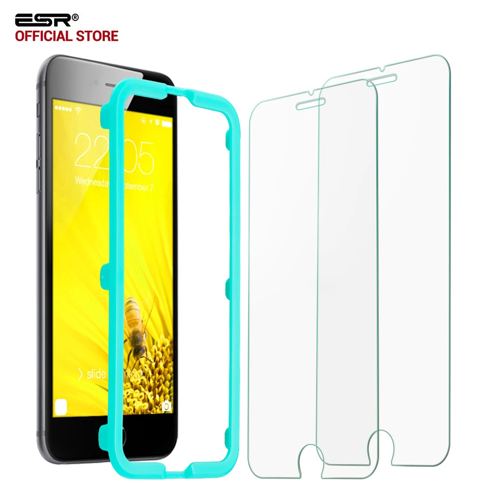 imágenes para Protector de pantalla para el iphone 7/7 Plus, ESR 2 Pack Triple Fuerza Protector De Vidrio Templado con El Aplicador para iPhone7 7 Plus imágenes para Protector de pantalla para el iphone 7/7 Plus, ESR 2 Pack Triple Fuerza Protector De Vidrio Templado con El Aplicador para iPhone7 7 Plus