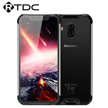 

Blackview BV9600 Pro IP68 Waterproof Mobile Phone Helio P60 6GB+128GB 6.21" 19:9 FHD AMOLED 5580mAh Android 8.1 Smartphone NFC