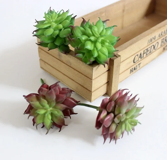 

festival supplies Artificial succulent plant Flower small for Birthday Wedding Party home craft DIY favor baby shower etc Wh