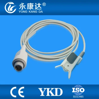 

Mindray(Oximax Module) T5/T6/T8 Pediatric Finger Clip spo2 sensor, 8pins