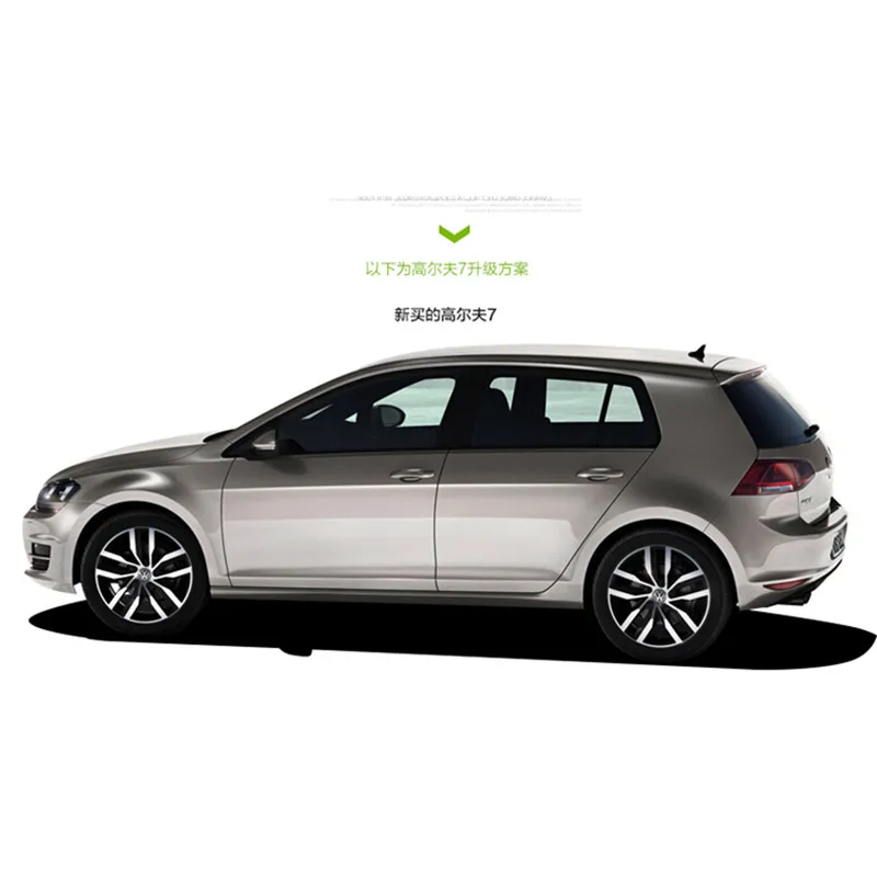 Высококачественные полосы из нержавеющей стали, отделка окна автомобиля, украшения, аксессуары для автомобиля, Стайлинг для Volkswagen Golf 7 2013-(10 шт