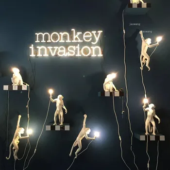 

Monkey Lamp LED Light Chandeliers Ceiling Chandelier In the Living Room Chandelier Lighting LED Lights Decoration Bedroom Loft