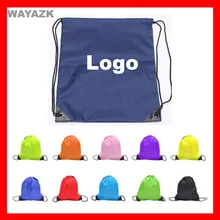300 шт./лот) рюкзак с индивидуальным логотипом Детская сумка на подарок для продвижения