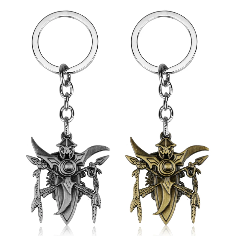 

dongsheng Hot Game Series World of WarCrafts Keyring Fashion Car Keychain WOW Keychain Accessories Jewelry Gift For Men