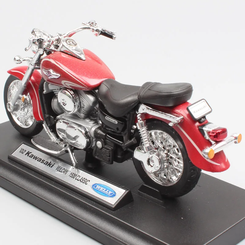 1:18 Масштаб маленький welly 2002 Kawasaki VN Vulcan 1500 средняя полоса классический мотоцикл круизер модель мотоцикла литая игрушка для детей