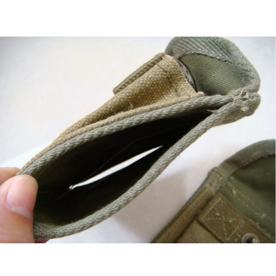 PAIR OF WW2 US MILITARY M1 CARBINE RIFLE MAG MILITARY AMMUNITION POUCH BAG