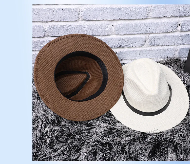 Летняя мужская и женская Солнцезащитная шляпа Британский джаз шляпа в западном стиле льняная женская шапка с кошкой Уличная Повседневная Шляпа Пляжная Шляпа