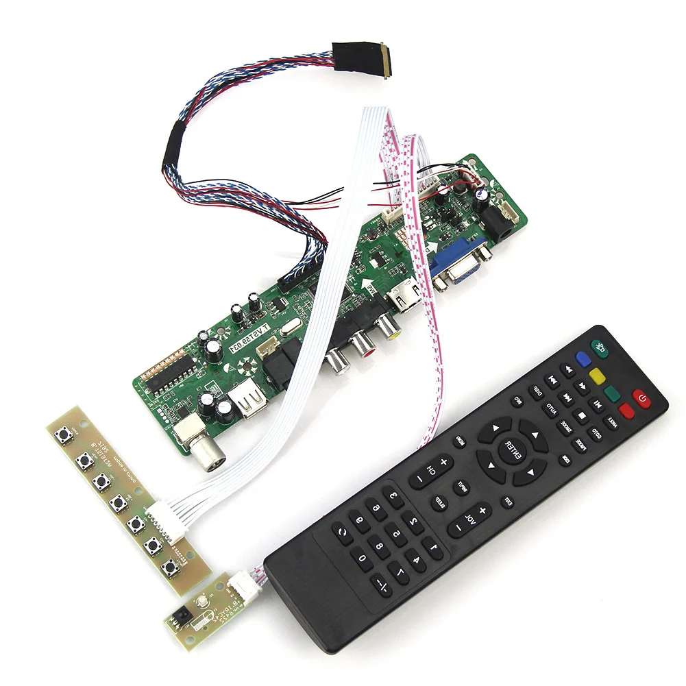(ТВ + HDMI VGA CVBS USB) для N121IB L06 PQT.VST59.03 LCD/LED плата контроллера LVDS повторное