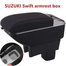 Для SUZUKI Swift подлокотник коробка центральный магазин содержание коробка Подстаканник Пепельница продукты автомобиль-Стайлинг продукты аксессуары Запчасти