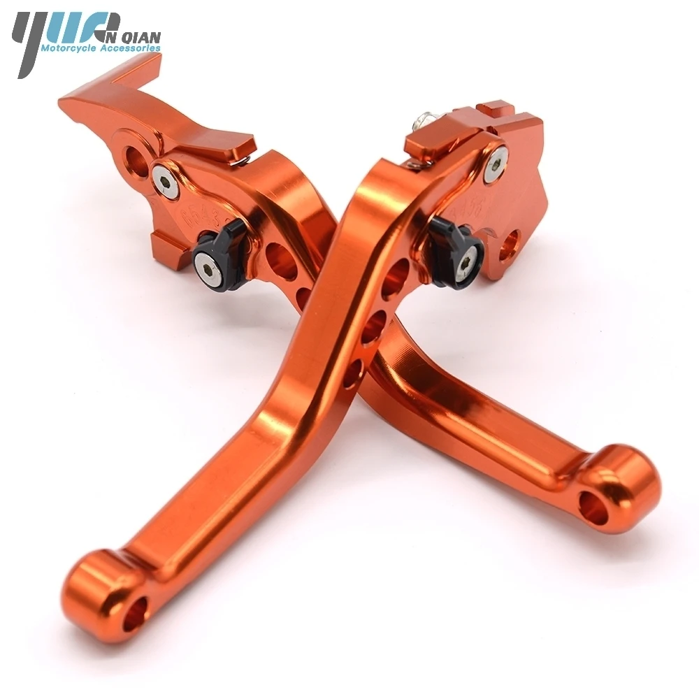 

YUANQIANG CNC Aluminum Motobike Brake Clutch Levers For KTM 690 Duke R 2014 2015 2016 2017 FOR KTM LOGO 690 DUKE R 690duke r
