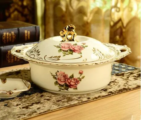 Из европейской керамики посуда комплект посуды Китай Пномпень блюда комбинированные Креативные Свадебные подарки