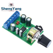 ShengYang Мини DC 3,7~ 12V 5V TDA2822M 2,0-CH стерео аудио усилитель мощности плата 3,5 мм AUX