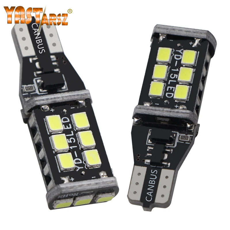 2x T15 W16W 15 SMD светодиодный CANBUS Обратный Свет для kia rio k2 3 подлокотник Ceed Sportage sorento cerato