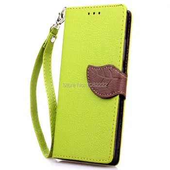 

10pcs/lot Dual color Leaf wallet PU Leather stand+TPU Cover Case with card slot For Huawei P8 Lite 2017