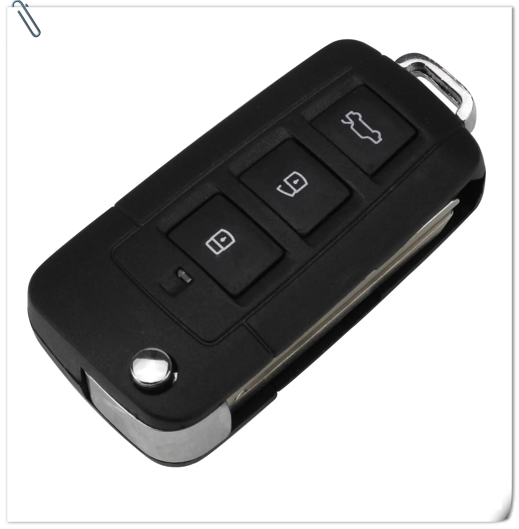 Keyforkess 3/4 pulsante modificato pieghevole chiave a distanza Shell per Kia per Hyundai Elantra Sonata Genesis portachiavi per auto Fob HYN10 HYN14R -