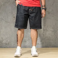 Шорты мужские летние джинсы Hommes шорты скейтборд шаровары модные джинсы плюс размер S-6XL Spodenki Pantalones Cortos шорты мужские