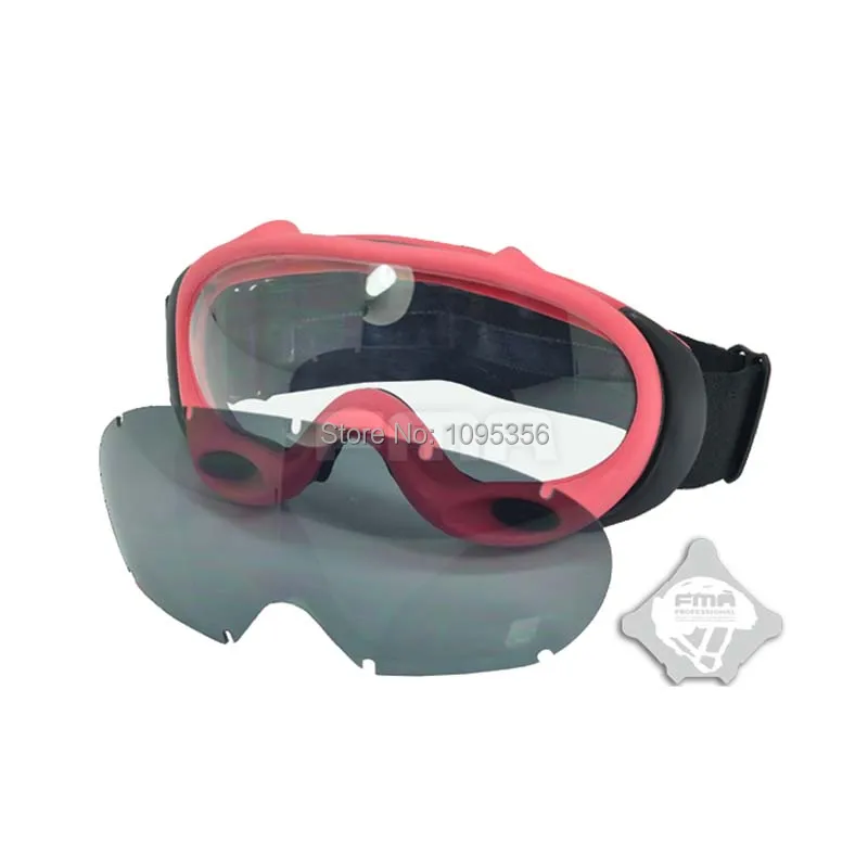 Розовый цвет FMA открытый Пейнтбол Airsoft и скиллинг Очки si-прочная, Солнцезащитные очки для женщин
