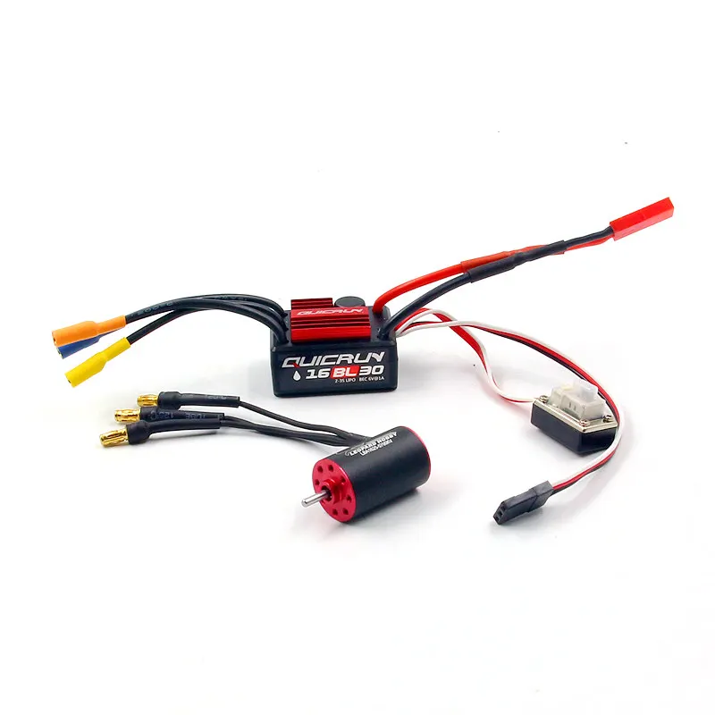 RC Леопард хобби 1625 мотор Quicrun 30A ESC бесщеточная модернизация комбо для радио