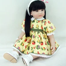 Новинка 55 см силиконовая кукла-Младенец Малыш реалистичные виниловые имитированные куклы brinquedos Рождественский бутик подарки ручной работы PP Хлопок тело