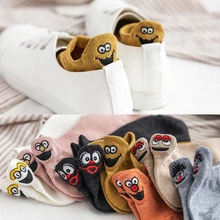 Женские носки, 1 пара, лето, новые модные милые носки до лодыжки для девочек, хлопок, цветные, новинка, женские модные милые носки для девушек