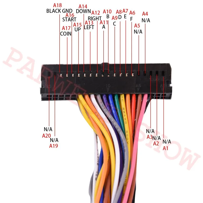 2 игрока аркадный Набор DIY оригинальная коробка 5 960 в 1 игровая печатная плата 5Pin джойстик и кнопка для боевого игрового автомата