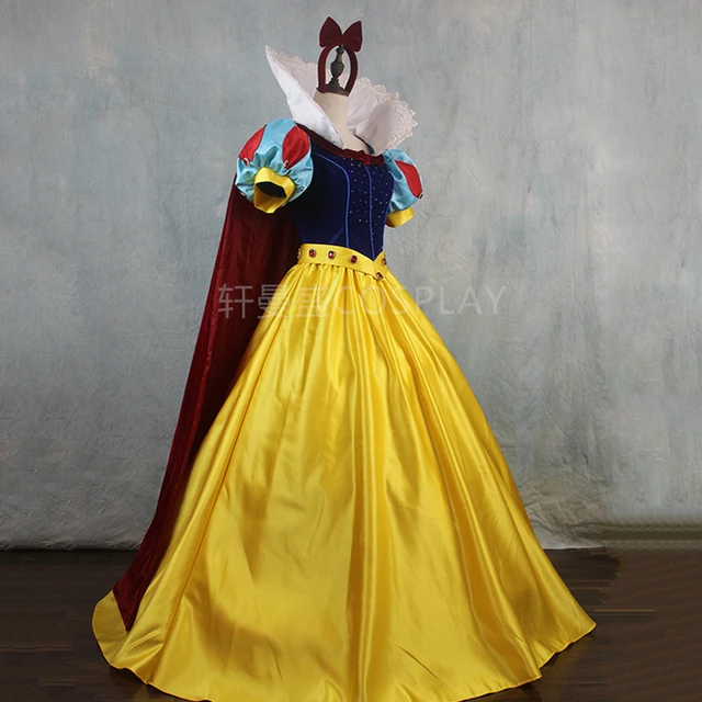 High Quality Halloween Costumes Snow White Costume Custom Made Adult  Princess Snow White Cosplay Costume - Cosplay Costumes - AliExpress