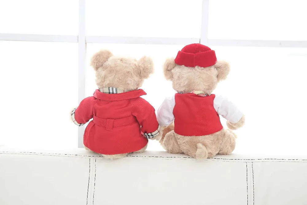 teddy bear with uniform plush toy