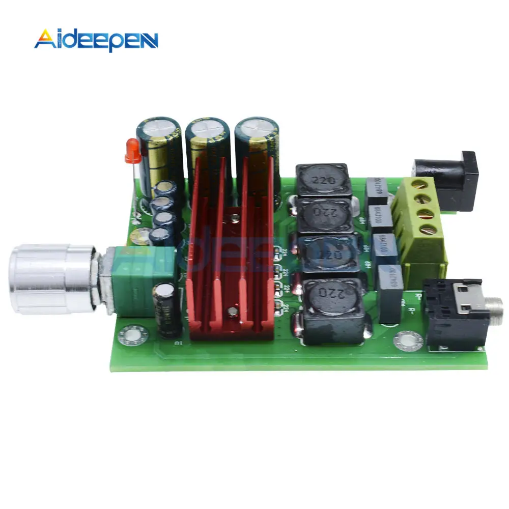 

TPA3116 100W 50W * 2 Two-channel Output Subwoofer Digital Power Amplifier Board TPA3116D2 Amplifiers NE5532 OPAMP 8-25V