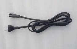 Высокое качество Черный 6ft или 1,8 M AC Мощность кабель 2 зубец Рис 8 для A1347 ТВ MC572 A1427 A1469 A1625 MD199 A1378 2.5A 12,5 V