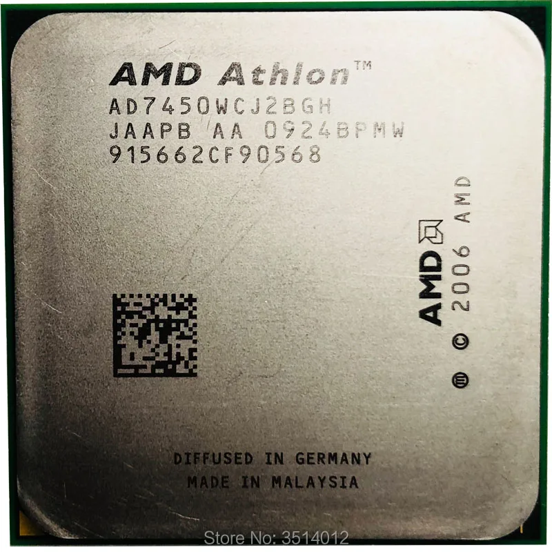 Двухъядерный процессор AMD Athlon X2 7450 2,4 ГГц AD7450WCJ2BGH Socket AM2